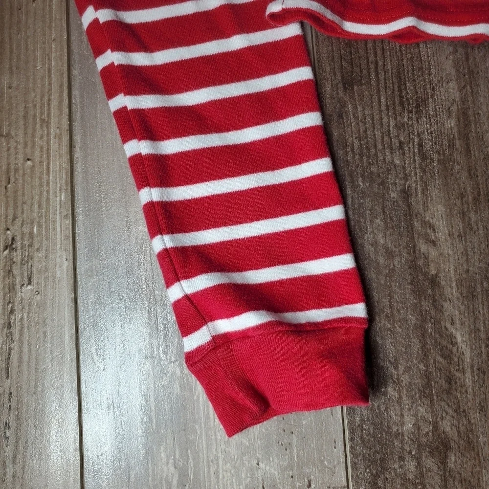 Carter's Child of Mine Toddler Christmas Pajama Set 2-Piece Size 5T Red & White
